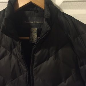 BANANA REP | women black quilted zip jacket
