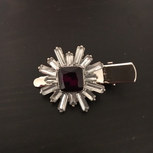 Crystal hair clip