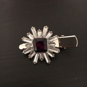 Crystal hair clip