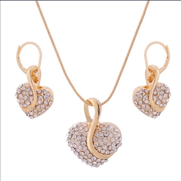 Necklace Earring Chain Jewelry Sets - Picture 1 of 4