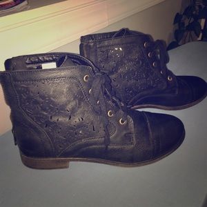 Rampage black booties