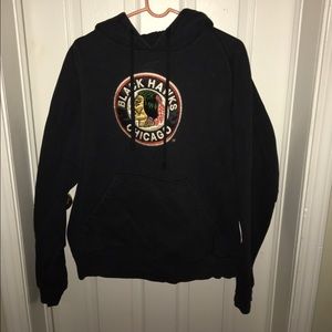 Vintage logo Chicago Blackhawks hoodie