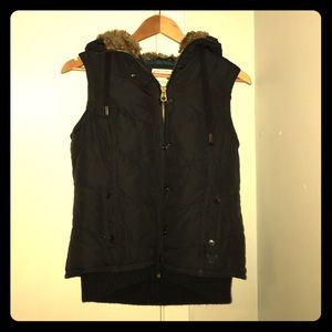 MAKE AN OFFER! Navy blue down vest.