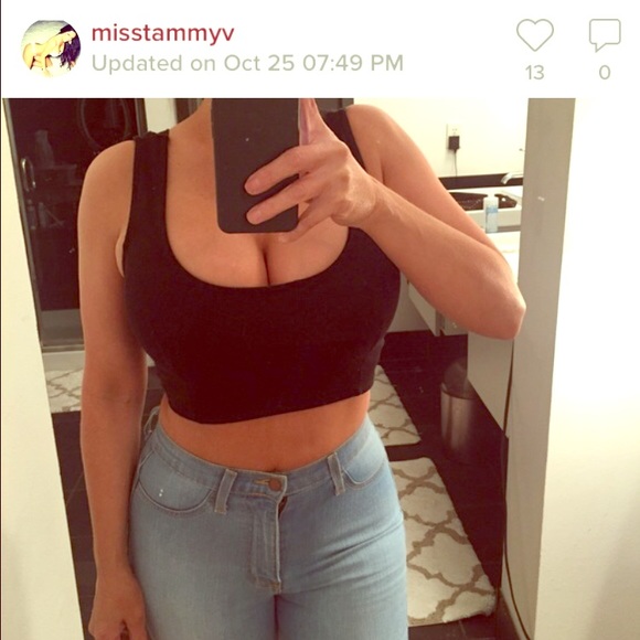 Black Crop Top