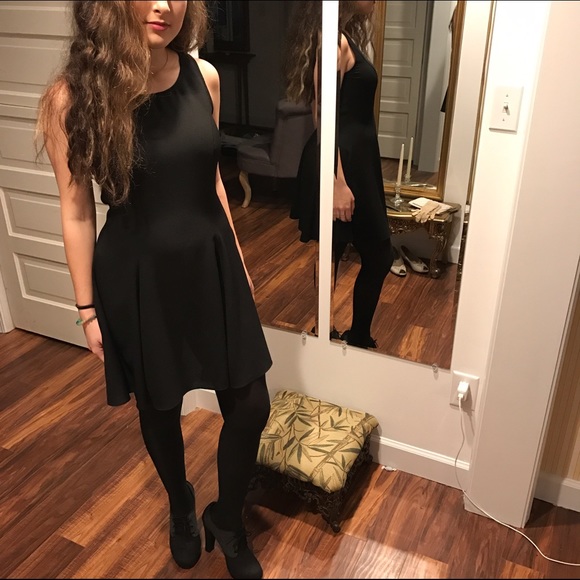 H&M Black Skater Dress