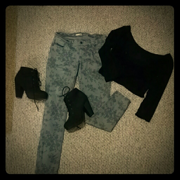 Old Navy detailed skinny pants