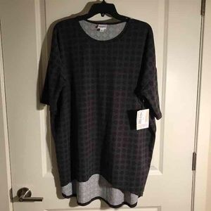LuLaRoe Large Black Irma Tunic NWT
