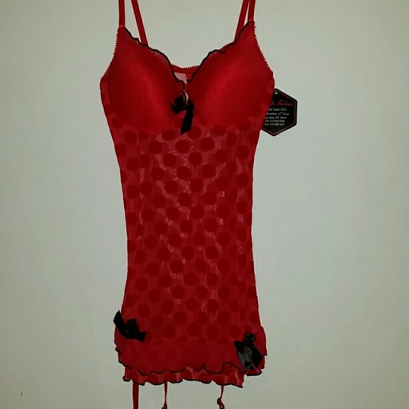 Pretty polka-dot negligee