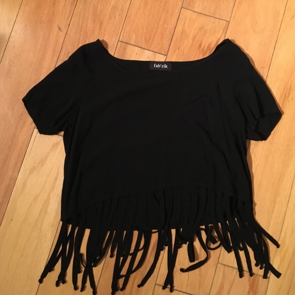 Fab'rik Fringe Crop Top