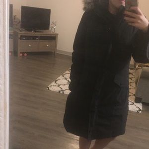 North face down goose down Parka with hood
