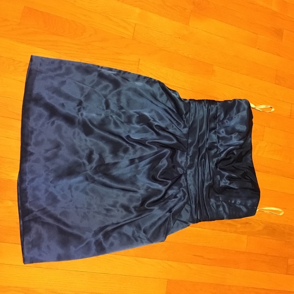 Davids Bridal royal blue dress