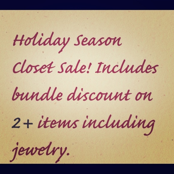 Holiday sale
