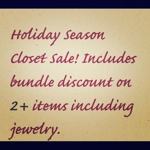 Holiday sale
