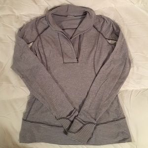 Lululemon long-sleeved, 1/2 zip shirt