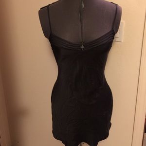 VS  Black Silk thigh length lingerie