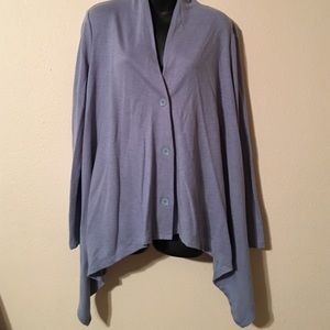 Light pale blue button-up Cardigan