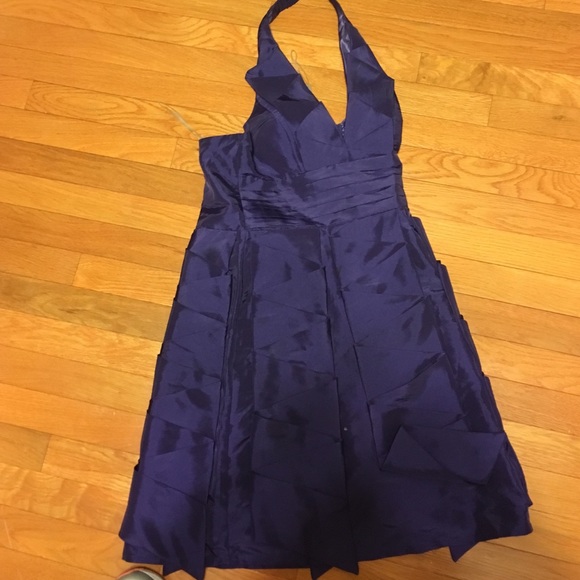Purple halter top dress