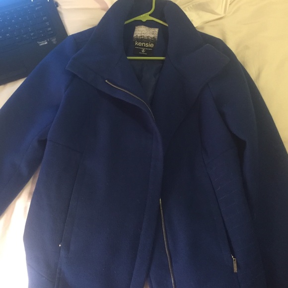 Kensie cobalt blue coat
