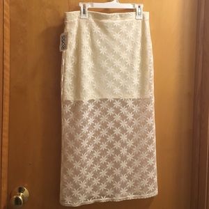 Interesting midi skirt - size s