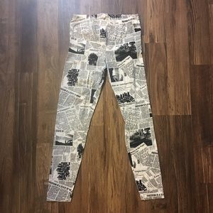 Newspaper leggings