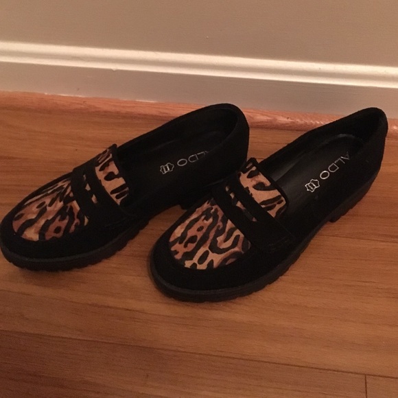 Brand New Aldo Leopard Loafers!