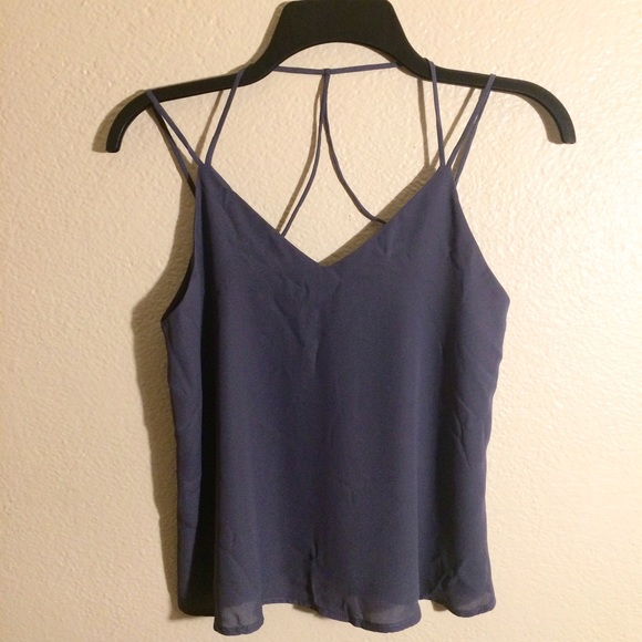 NEW WetSeal Multi Strap V-Neck Tank