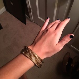 Nordstrom gold stacked bracelets