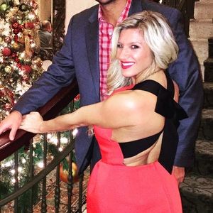 Kate Spade Bow Back Dress in lollipop red