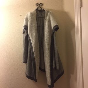 Ann Taylor Cozy open cardigan ( smoky charcoal)