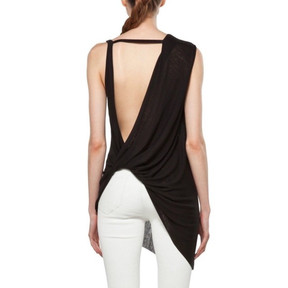 Helmut Lang Tops - NWT Helmut Lang Asymmetrical Open Back Tank