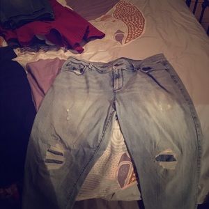 Distressed jeans Ann Taylor