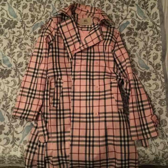 Pink Burberry Trench
