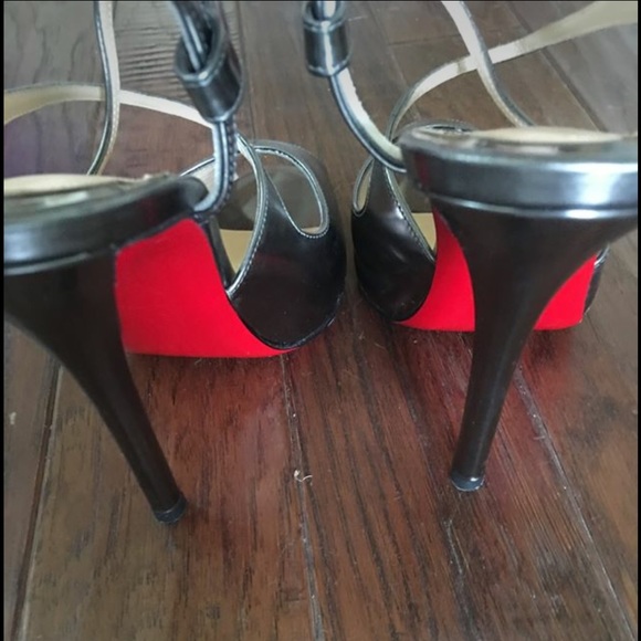 Christian Louboutin Gunmetal Heels - Picture 3 of 8