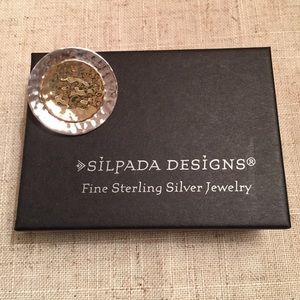Silpada Sterling Silver and Gold-plated pendant