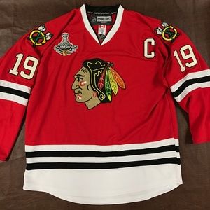 Chicago Blackhawks Toews 2010 Championship jersey