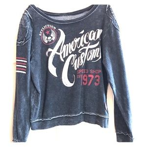 Affliction long sleeve top