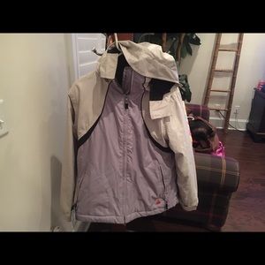 Ski jacket, vest and pants.  Size medium.