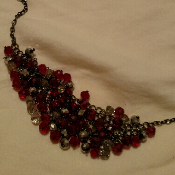 Ruby style necklace - Picture 3 of 3