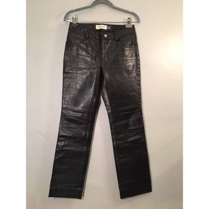 Gap Boot Cut 5 Pocket Leather Pants