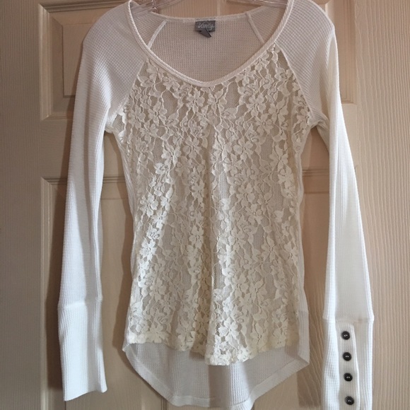 Lace thermal long sleeve