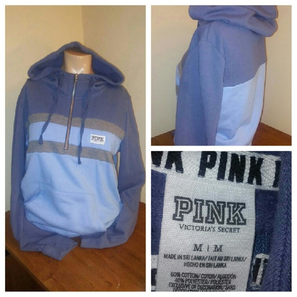 VS Pink Half Zip hoodie