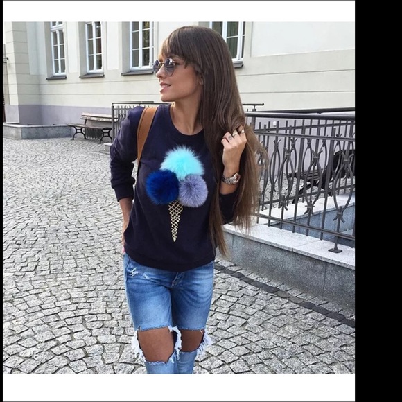 Sweaters - 3D Crewneck Sweatshirt- Medium back in stock