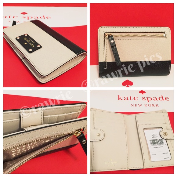 New Kate Spade colorblock Bifold wallet - Picture 2 of 3