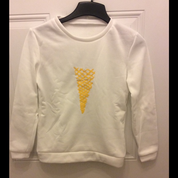Long Sleeve Plush 3D Crewneck Sweatshirt - Picture 2 of 4