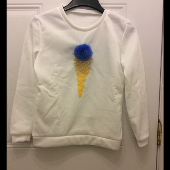 Long Sleeve Plush 3D Crewneck Sweatshirt - Picture 3 of 4