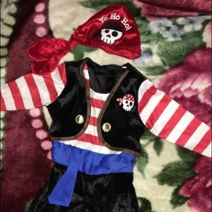 Pirate costume size 3-6 months