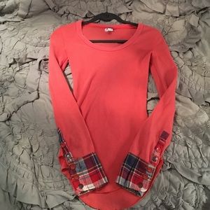 💥PRICE DROP💥Free People Lou Flannel Thermal🍂❄️