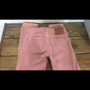 Little Girl Size 8 Skinny True Religion Pink Jeans