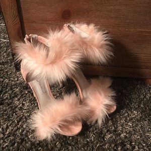 Jeffrey Campbell Cookie faux fur heel