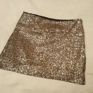 Sequin Mini Skirt